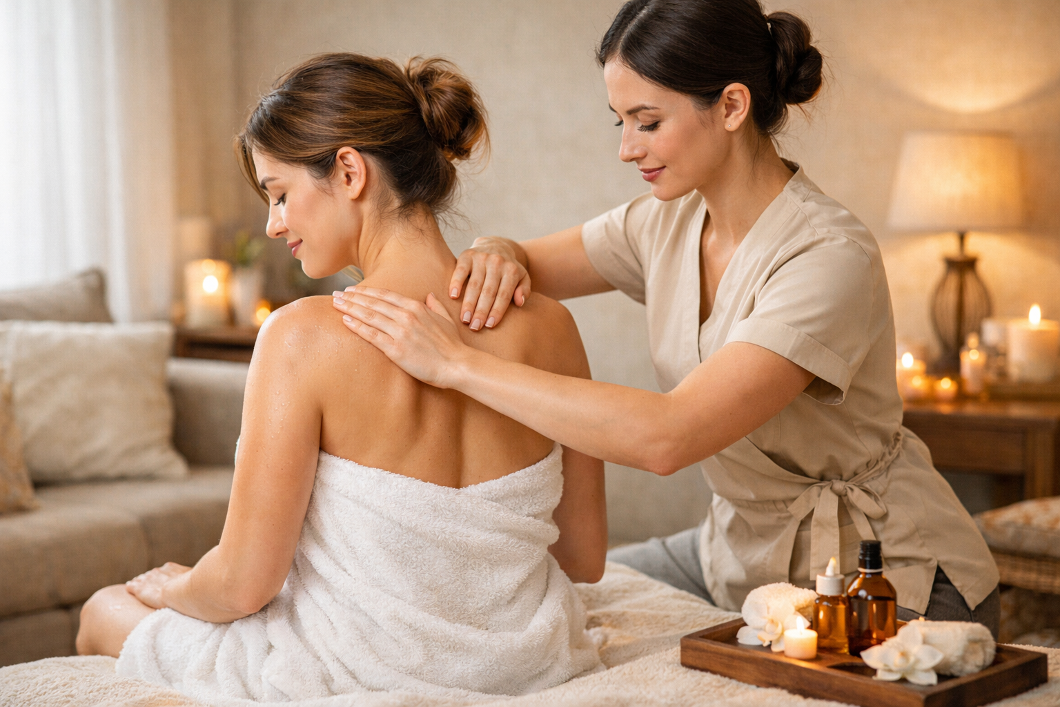 Back & Shoulder Massage in Dubai