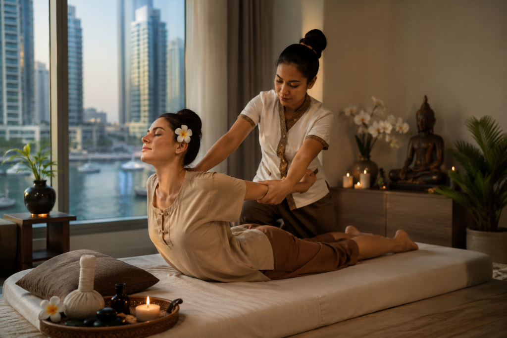 Thai massage in dubai marina