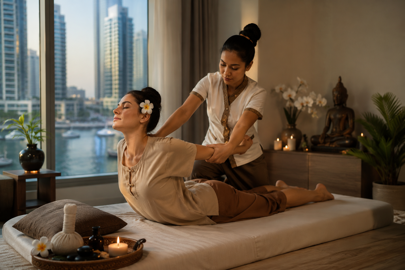 Thai massage in dubai marina